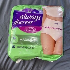 Always Discreet Adult Diapers